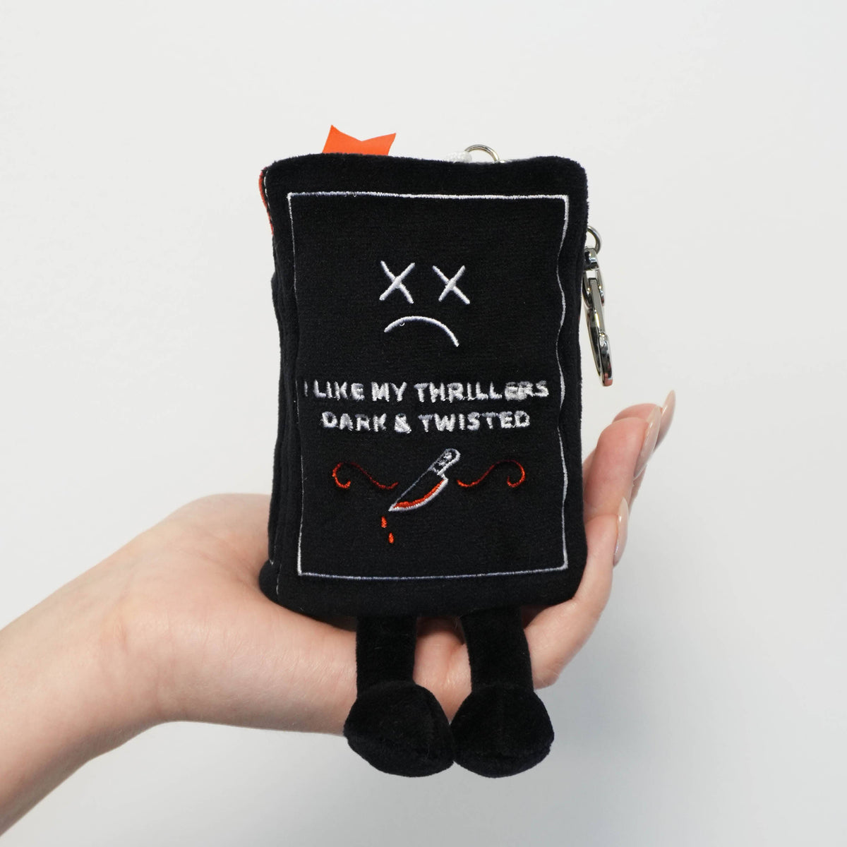 Horrors Book Plush Bag Charm