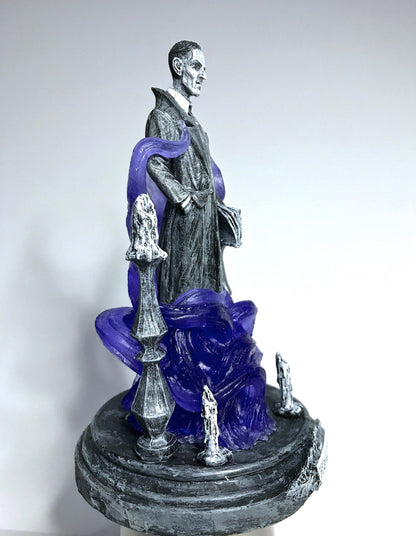 H.P. Lovecraft Statue, designed with Abigail Larson