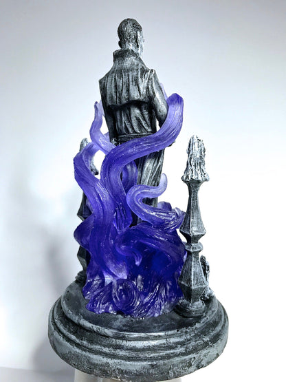 H.P. Lovecraft Statue, designed with Abigail Larson