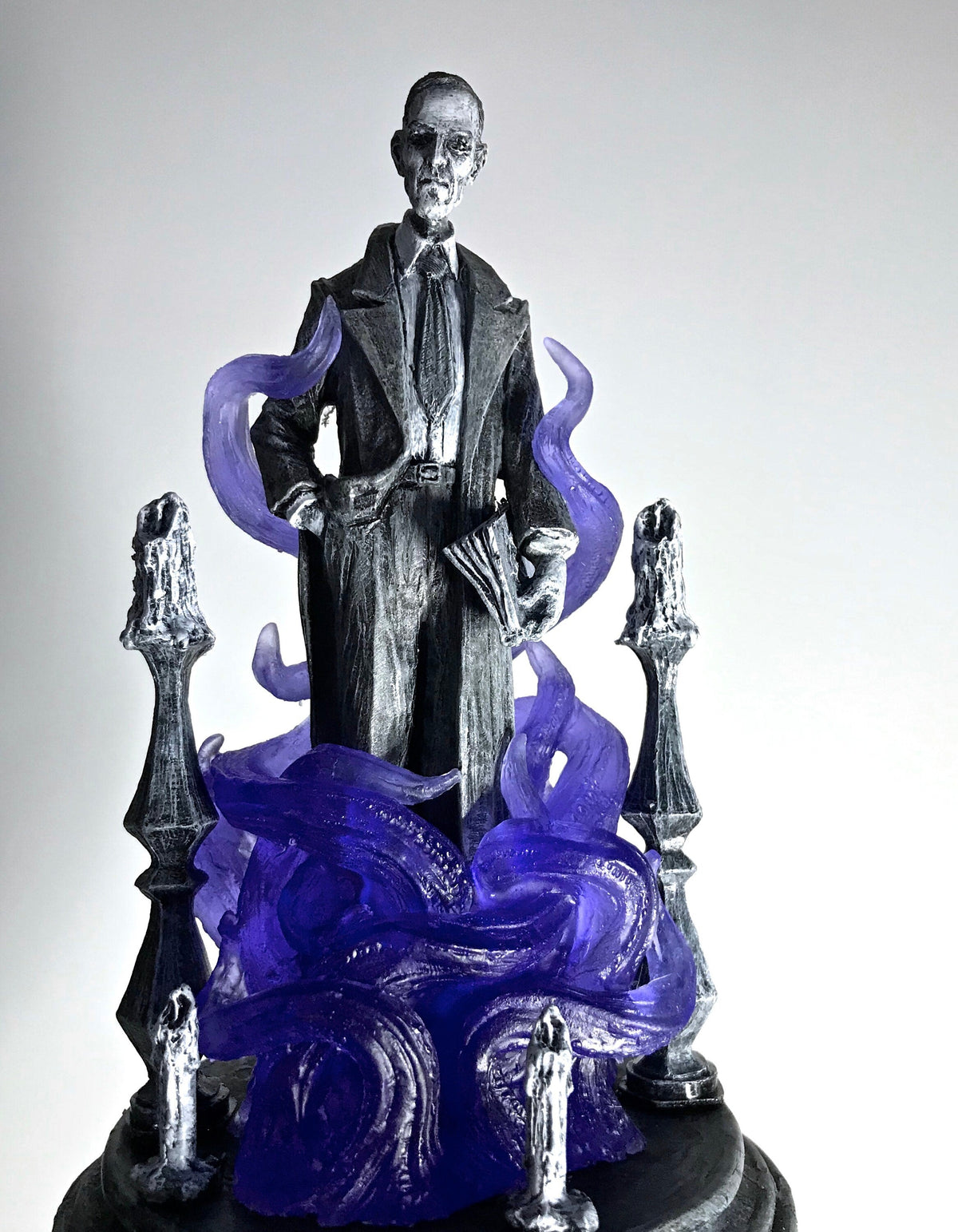 H.P. Lovecraft Statue, designed with Abigail Larson