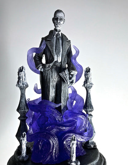 H.P. Lovecraft Statue, designed with Abigail Larson