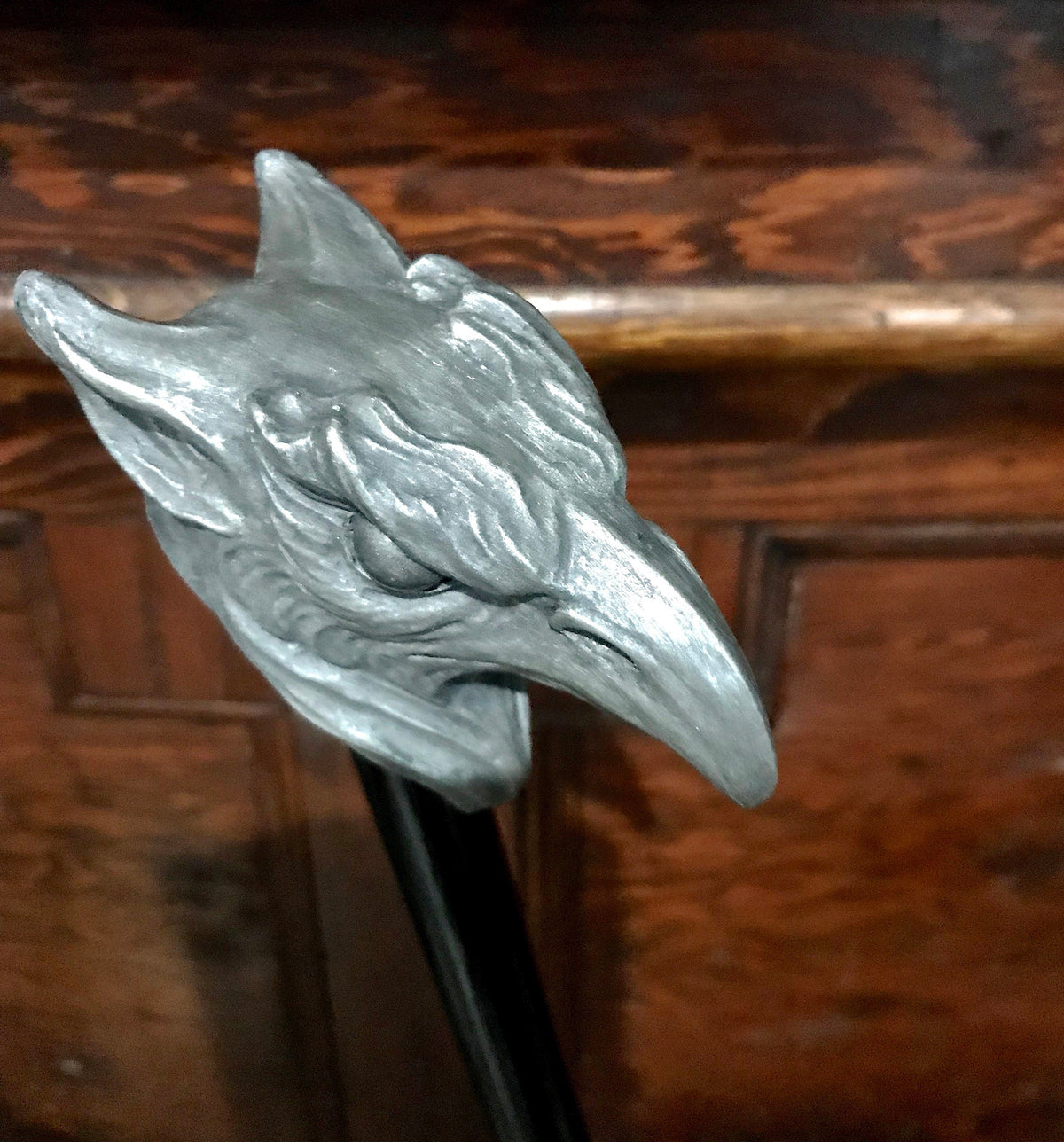 Griffin Cane, Hand Sculpted Walking Stick | Medieval Gothic