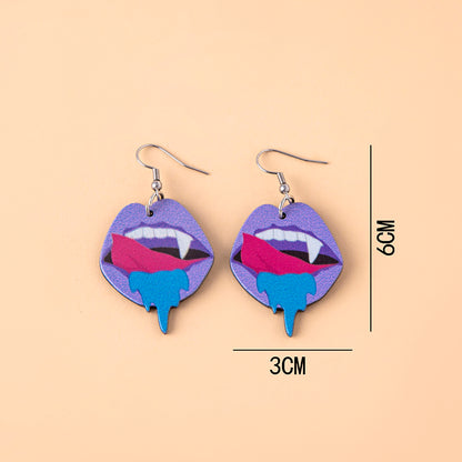 Demon Tongue Pastel Goth Earrings (Options) - Shadow Threadz Crypt