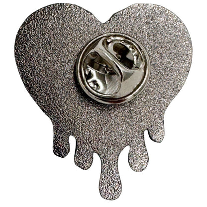 All Black Everything Heart Enamel Pin