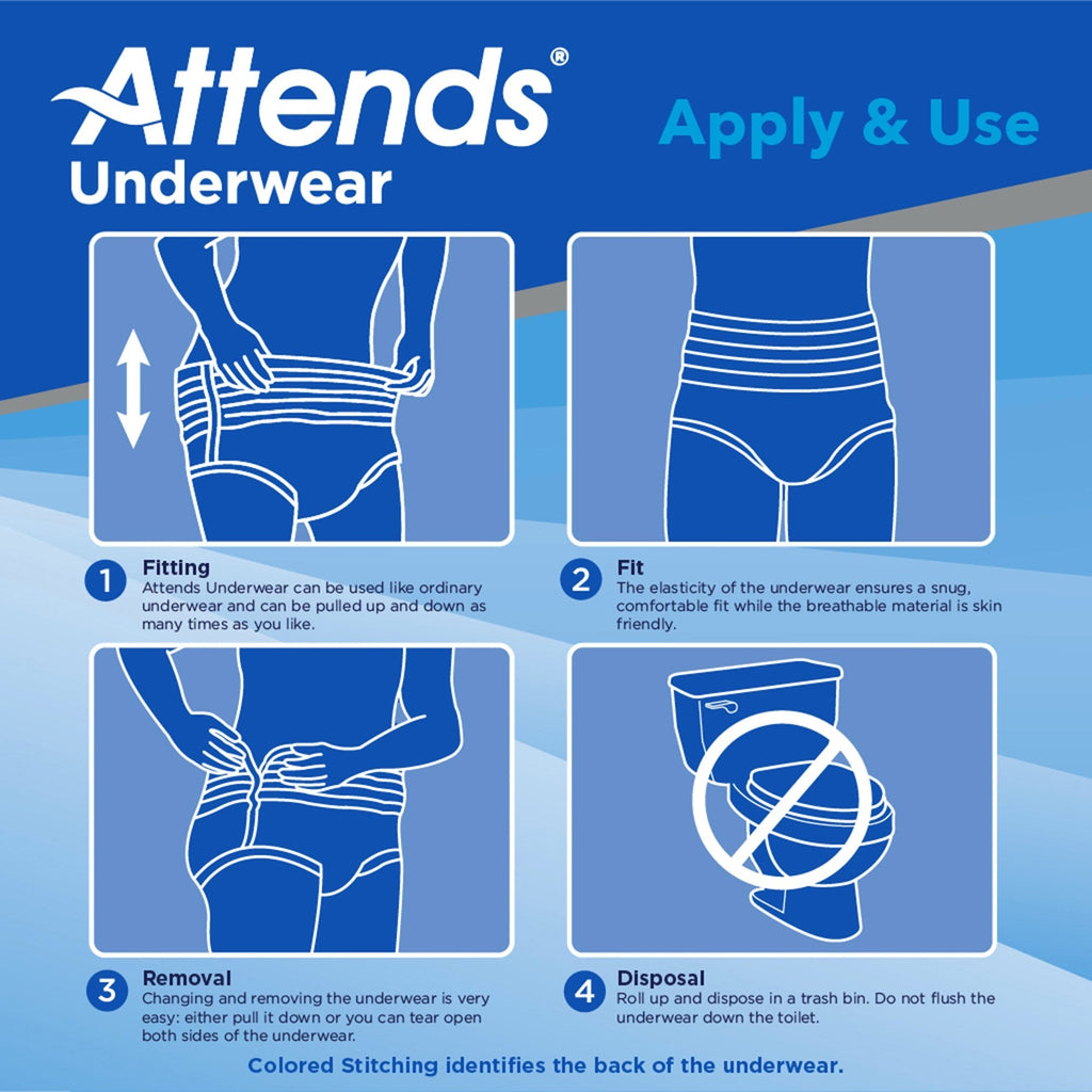 Extra Heavy Absorbency Protective Underwear - Shadow Threadz Crypt