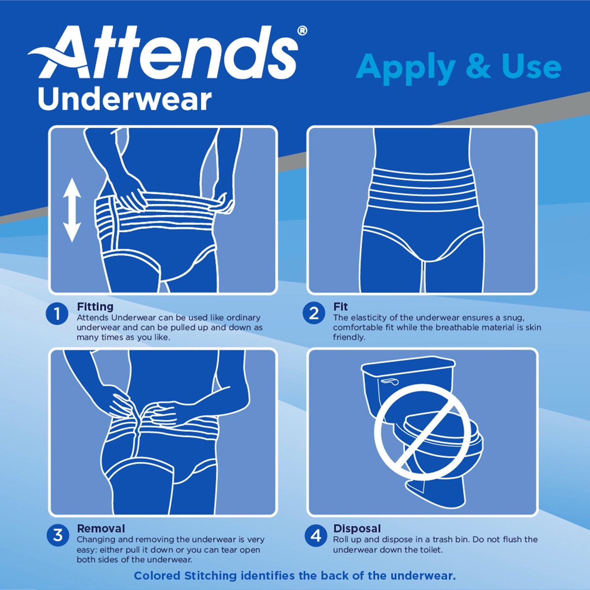 Extra Heavy Absorbency Protective Underwear - Shadow Threadz Crypt