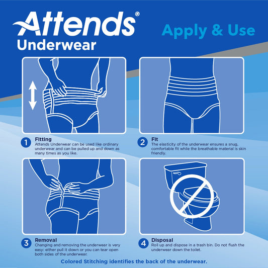 Extra Heavy Absorbency Protective Underwear - Shadow Threadz Crypt