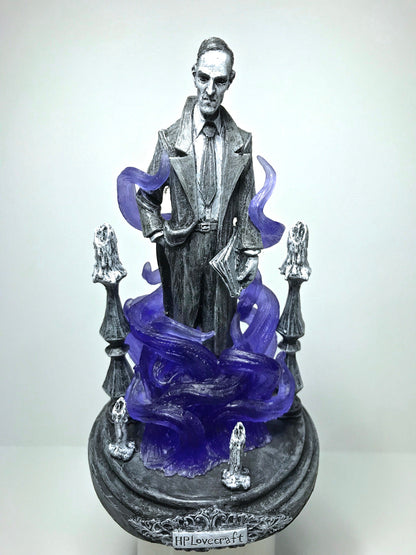 H.P. Lovecraft Statue, designed with Abigail Larson