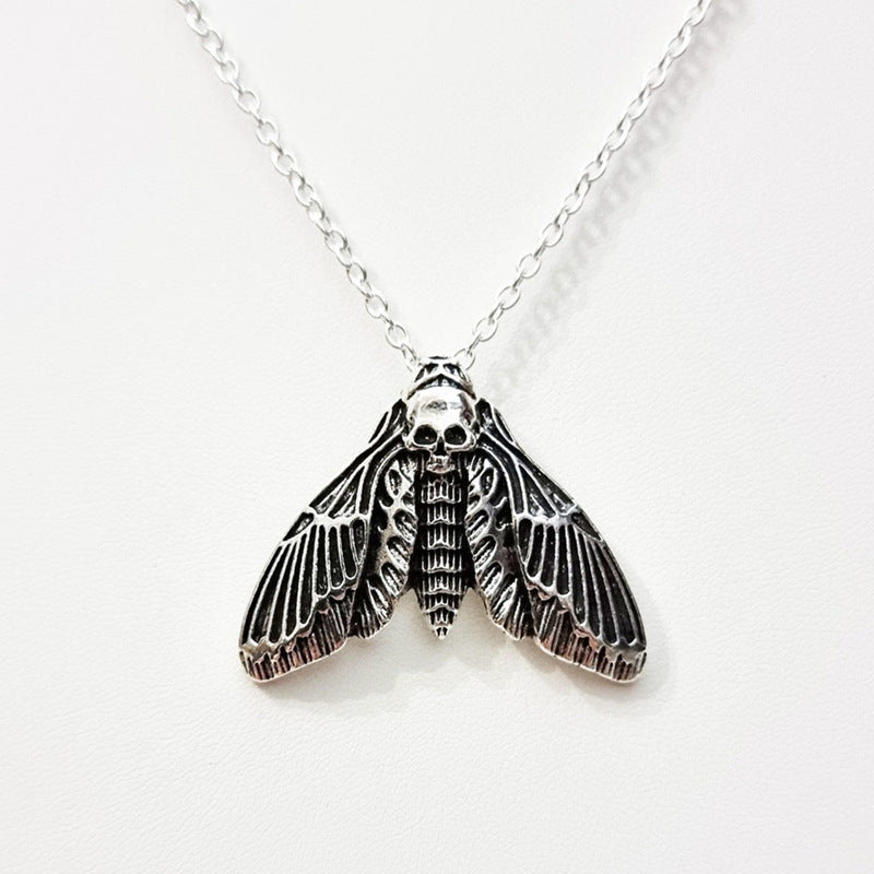 Deathmoth Pendant Necklace - Shadow Threadz Crypt