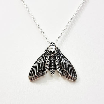 Deathmoth Pendant Necklace - Shadow Threadz Crypt