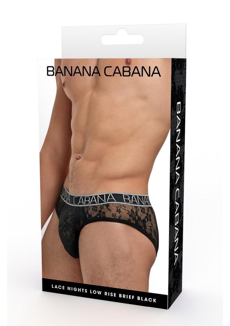 Banana Cabana Lace Low Rise Brief - Shadow Threadz Crypt