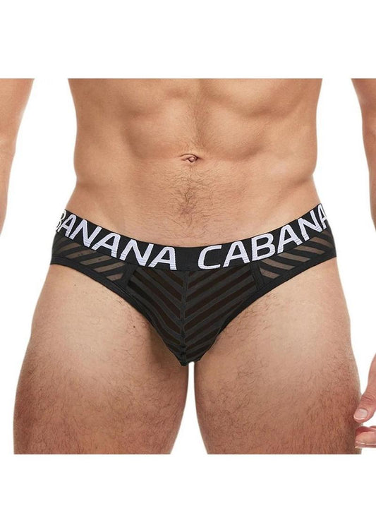 Banana Cabana Sheer Brazilian Brief - Shadow Threadz Crypt