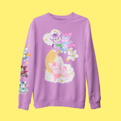 Pastel Goth Bat Sweater - Shadow Threadz Crypt