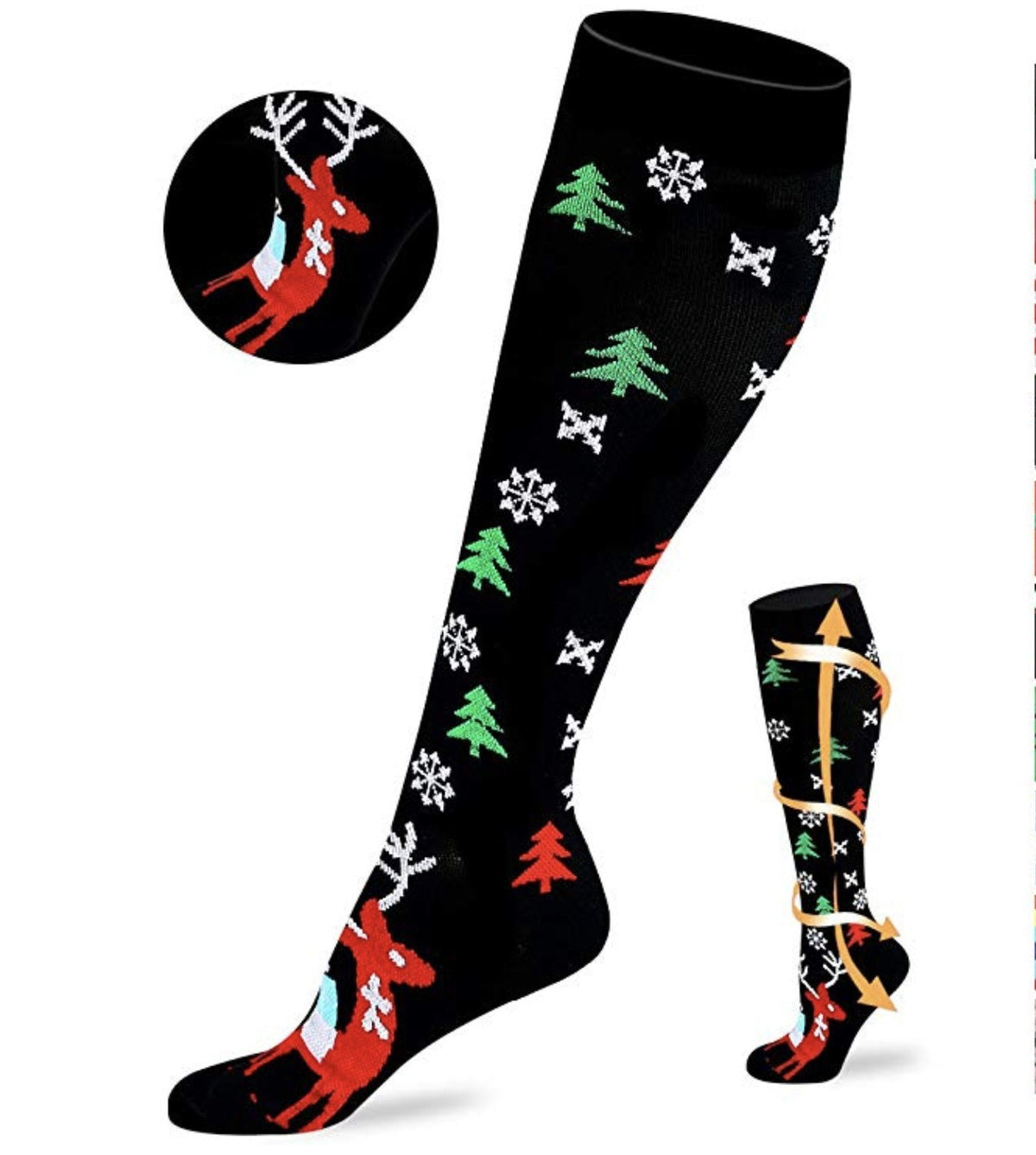 Shadowstep Gothic Socks - Shadow Threadz Crypt