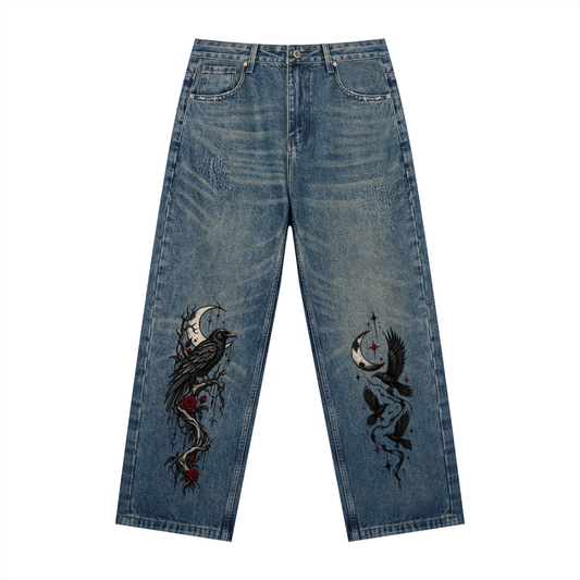 Moonlit Raven Heavyweight Jeans