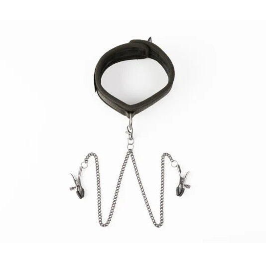 Twin Tweaks Collar w/Clamps - Shadow Threadz Crypt