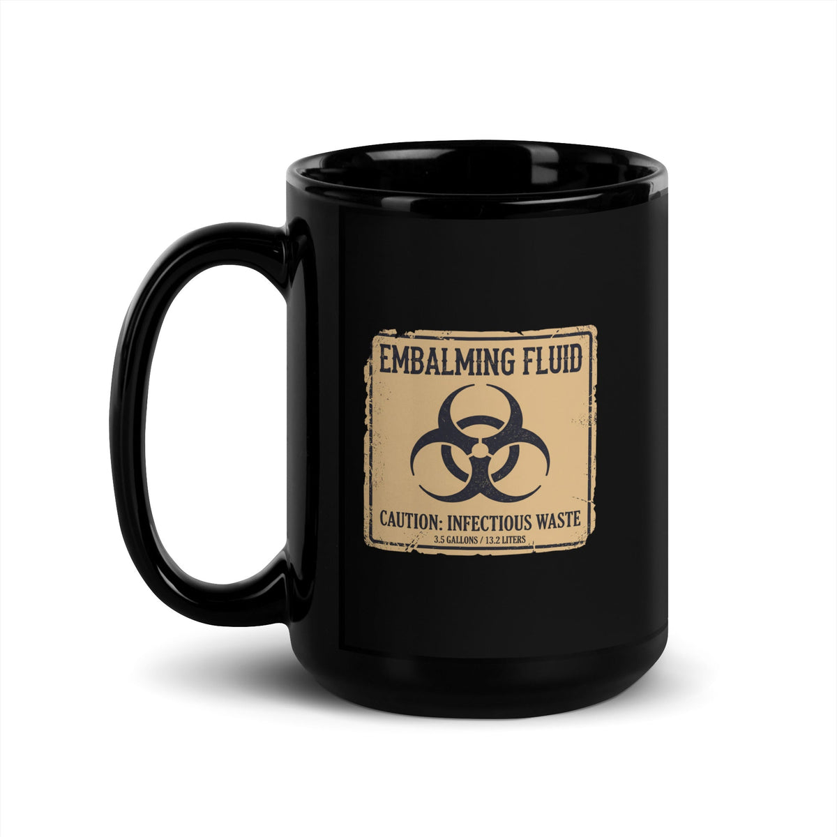 Embalmed Black Glossy Mug