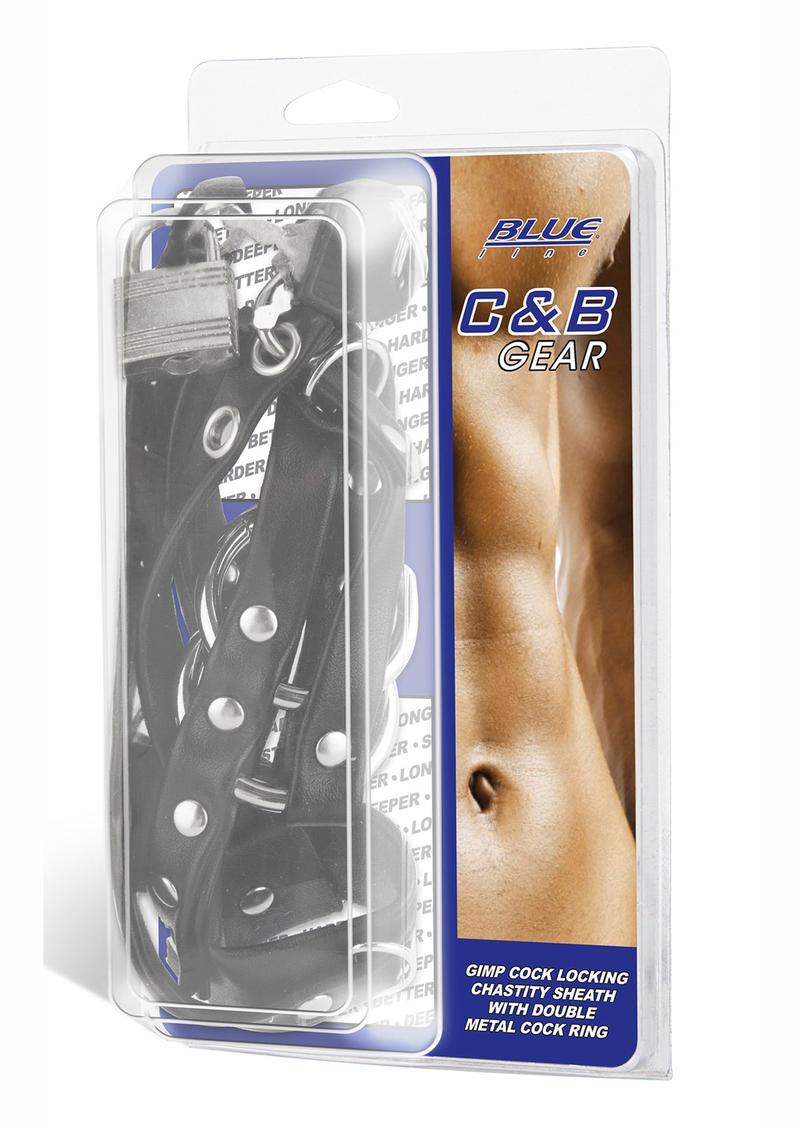 Gimp Locking Chastity Sheath - Shadow Threadz Crypt