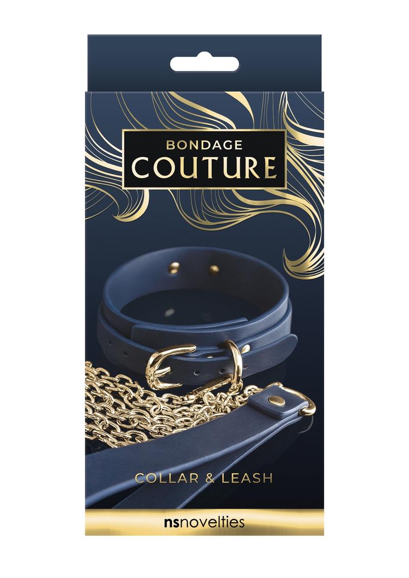 Bondage Couture Collar and Leash - Shadow Threadz Crypt