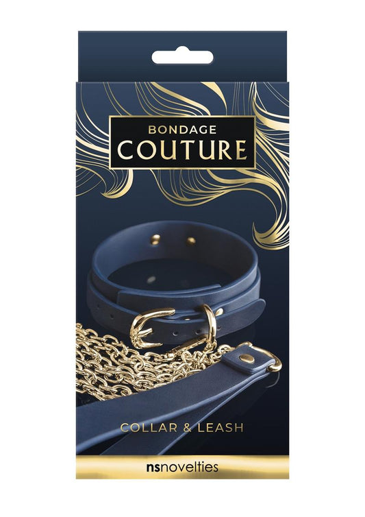 Bondage Couture Collar and Leash - Shadow Threadz Crypt
