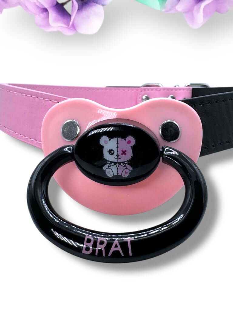Brat Mismatch Black Pacifier Gag