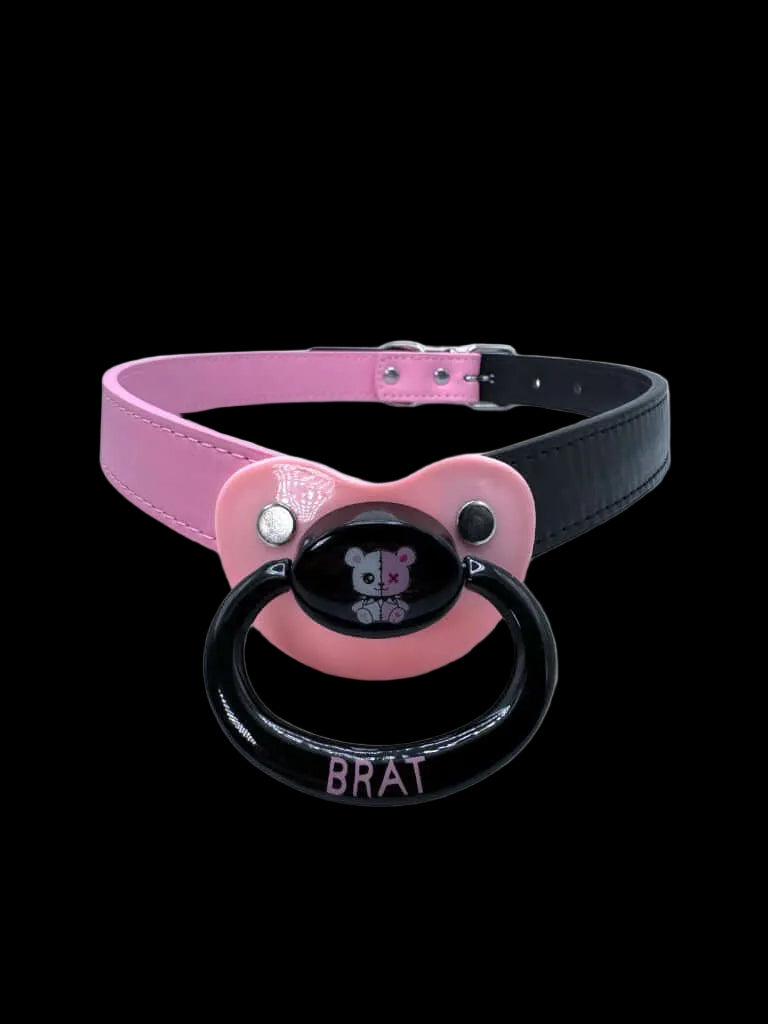 Brat Mismatch Black Pacifier Gag