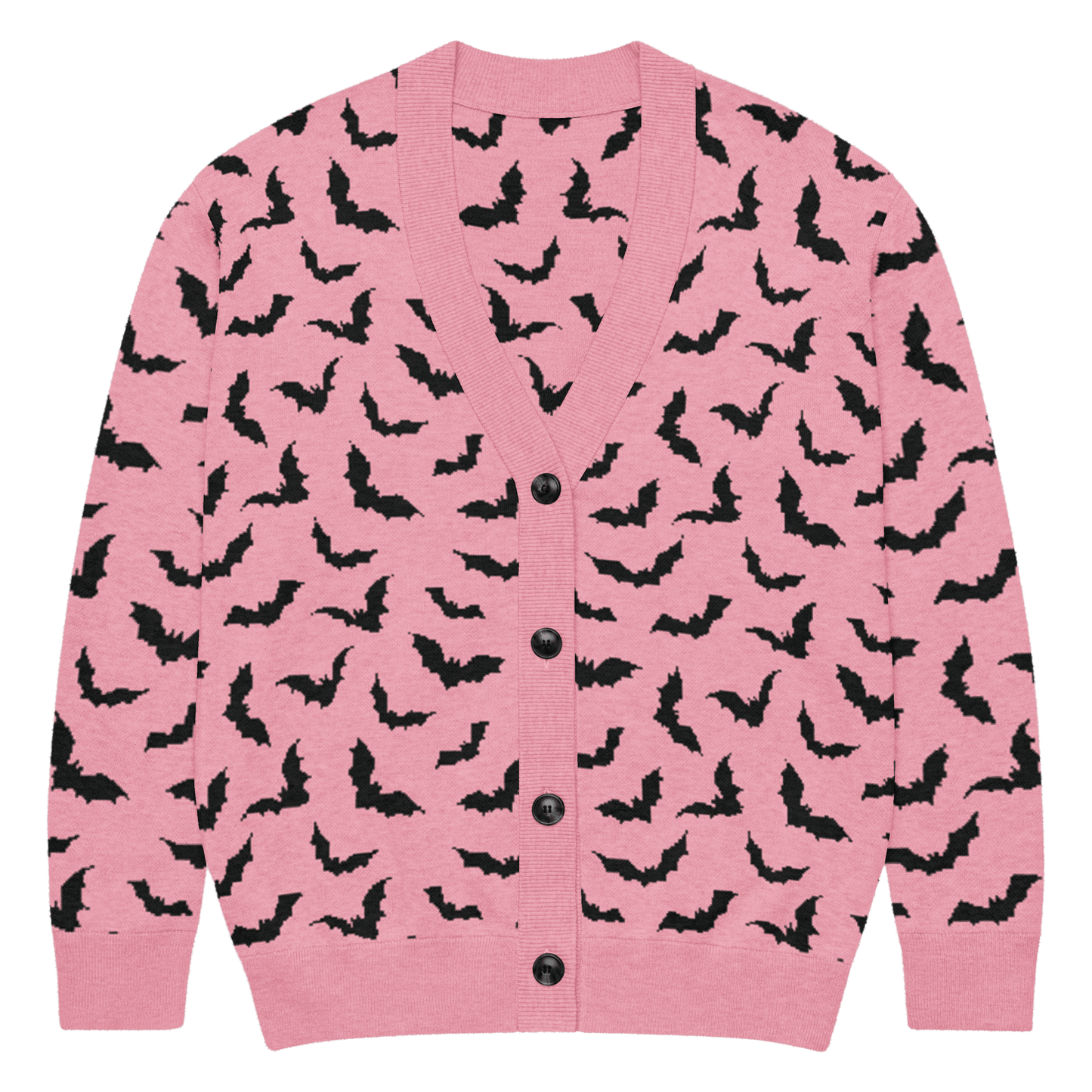 Bubblegum Bats Knit Cardigan