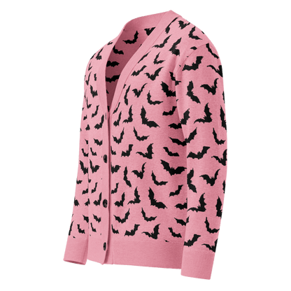 Bubblegum Bats Knit Cardigan