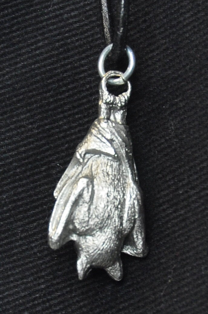 Fruit Bat Pendant | Gothic Necklace, Handmade Goth
