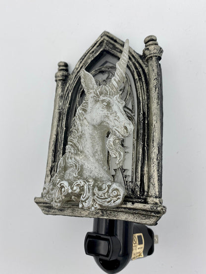 Unicorn Gothic Cathedral Window Nightlight