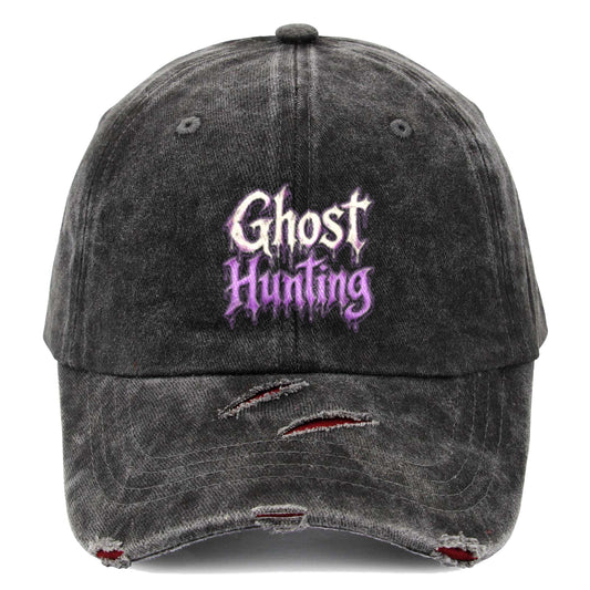 Ghost Hunting Distressed Cap