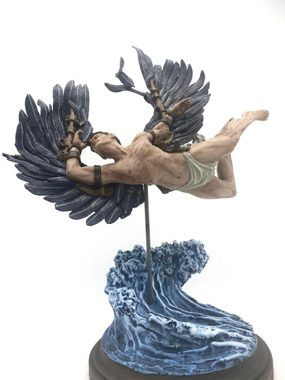 Flight of Icarus Fallen Angel Statue