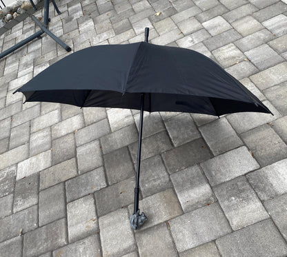 Lion Head Umbrella, Hand Sculpted Resin | Medieval Gothic