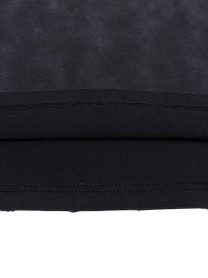 Cemetery Haunts Vintage Washed Hand-Frayed T-Shirt