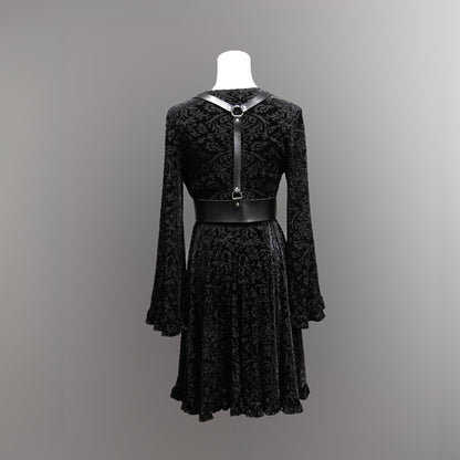Nyx Velvet Damask Harness Dress