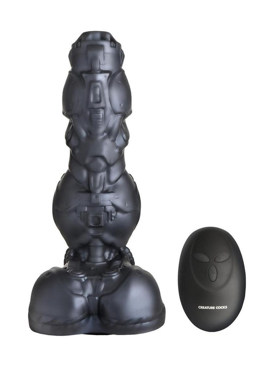 Cyborg Thrusting Vibrating Dildo - Shadow Threadz Crypt