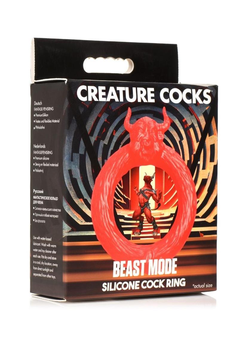 Beast Mode Silicone Cock Ring - Shadow Threadz Crypt