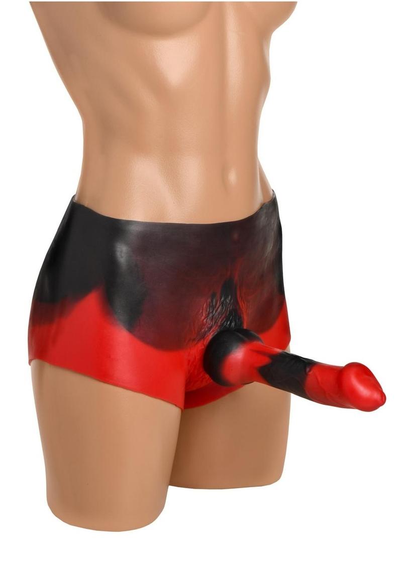 Hell Hound Soft Silicone Strap-On - Shadow Threadz Crypt