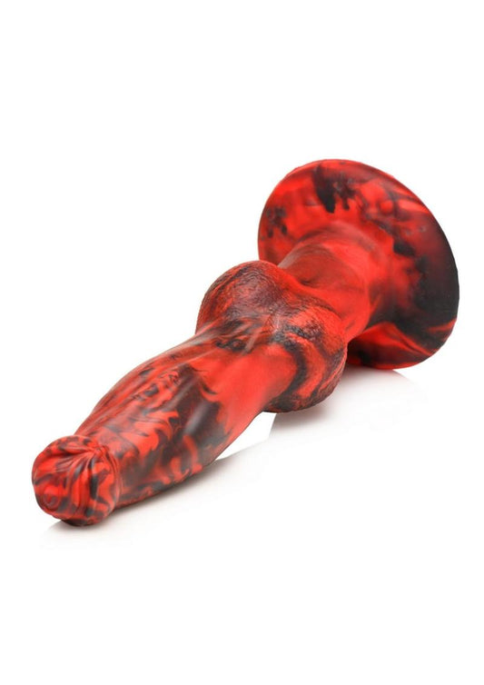 Hell Wolf Thrusting Silicone Dildo - Shadow Threadz Crypt