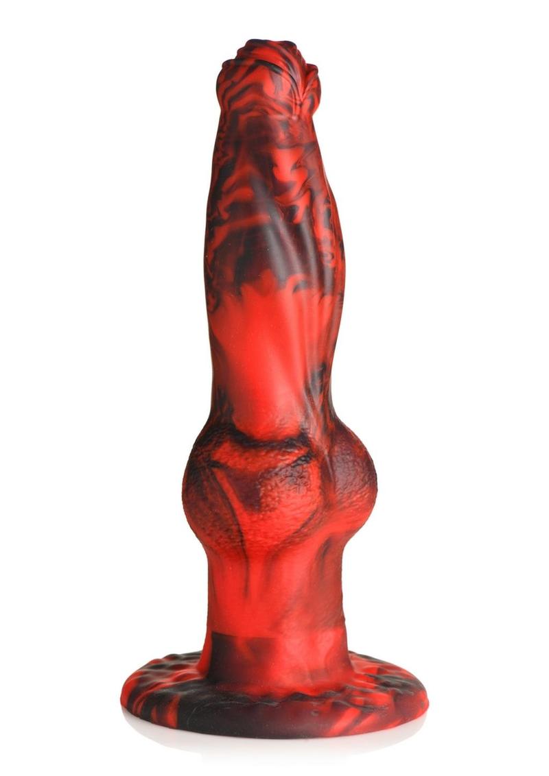 Hell Wolf Thrusting Silicone Dildo - Shadow Threadz Crypt