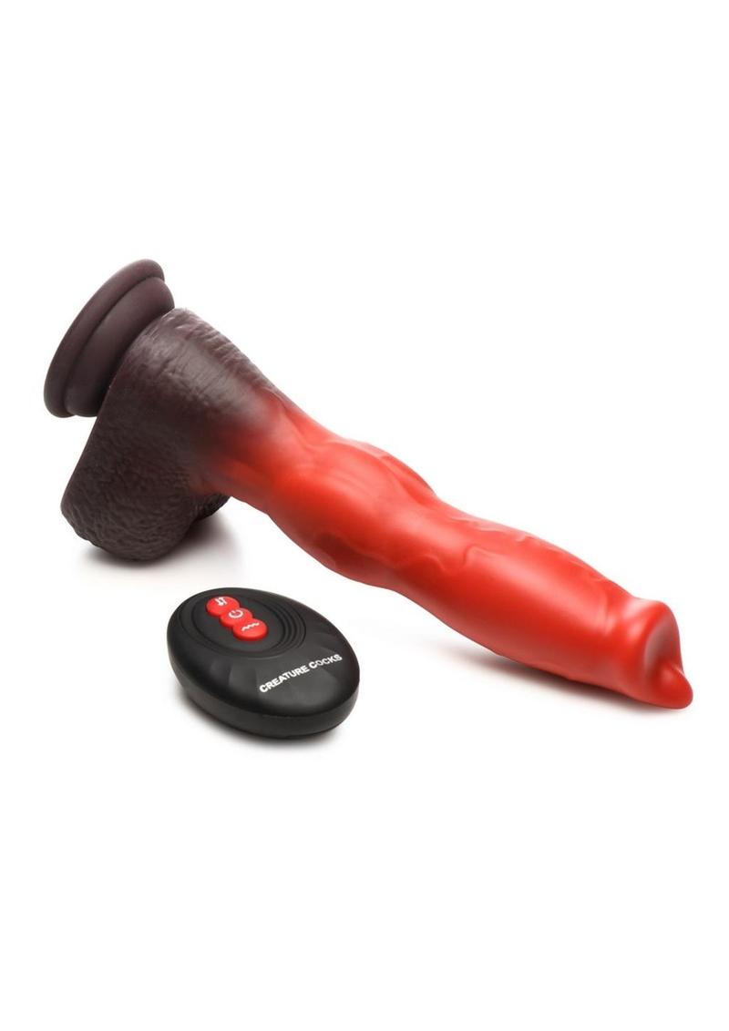 Ramming Hound Thrusting Silicone Dildo - Shadow Threadz Crypt