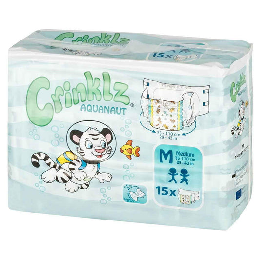 Crinklz Aquanaut Printed Adult Diapers - Shadow Threadz Crypt