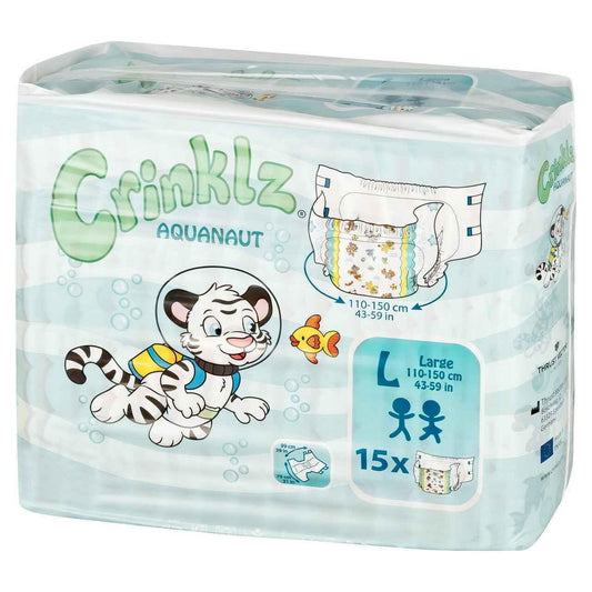 Crinklz Aquanaut Printed Adult Diapers - Shadow Threadz Crypt