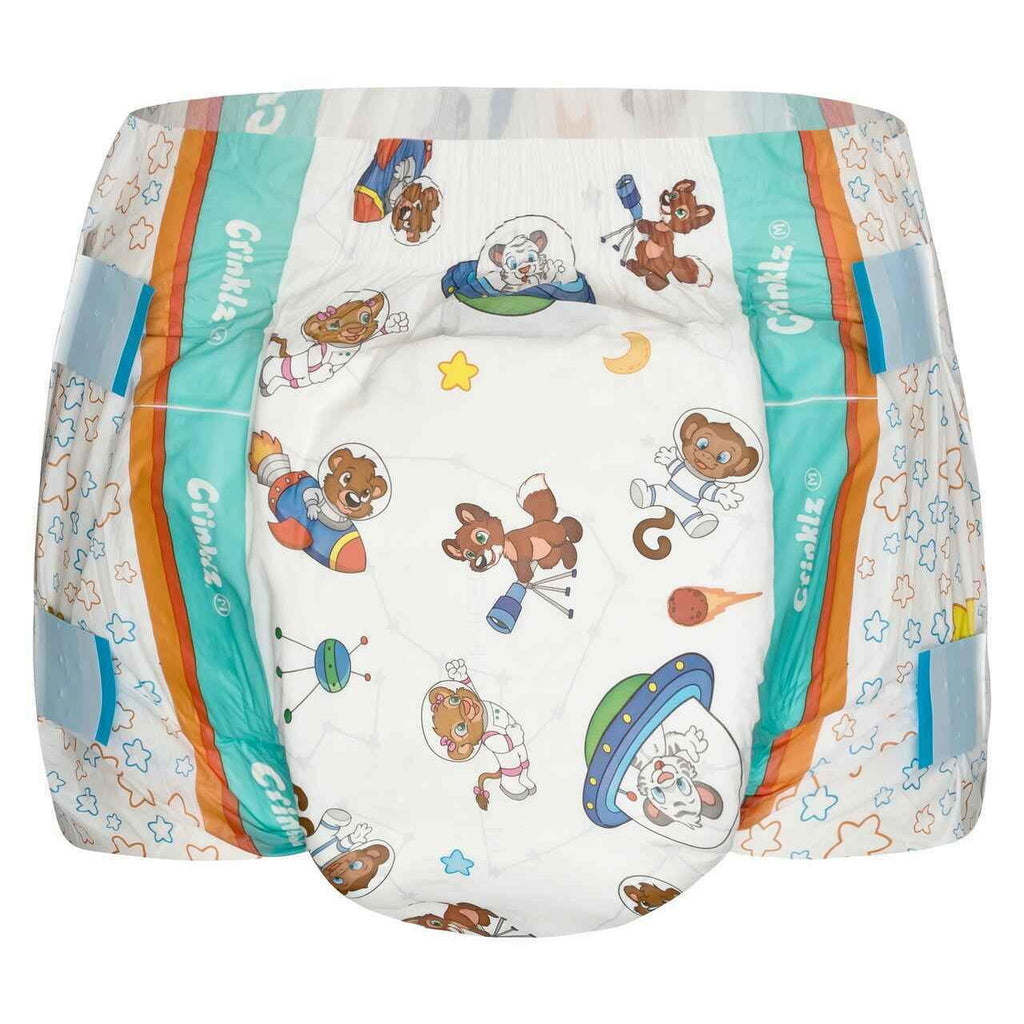 Crinklz Astronaut Printed Adult Diapers - Shadow Threadz Crypt