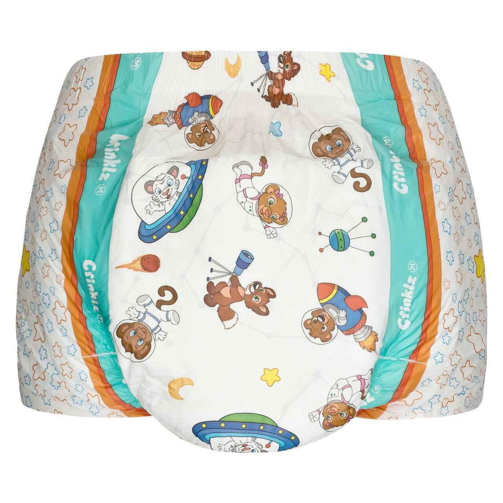 Crinklz Astronaut Printed Adult Diapers - Shadow Threadz Crypt