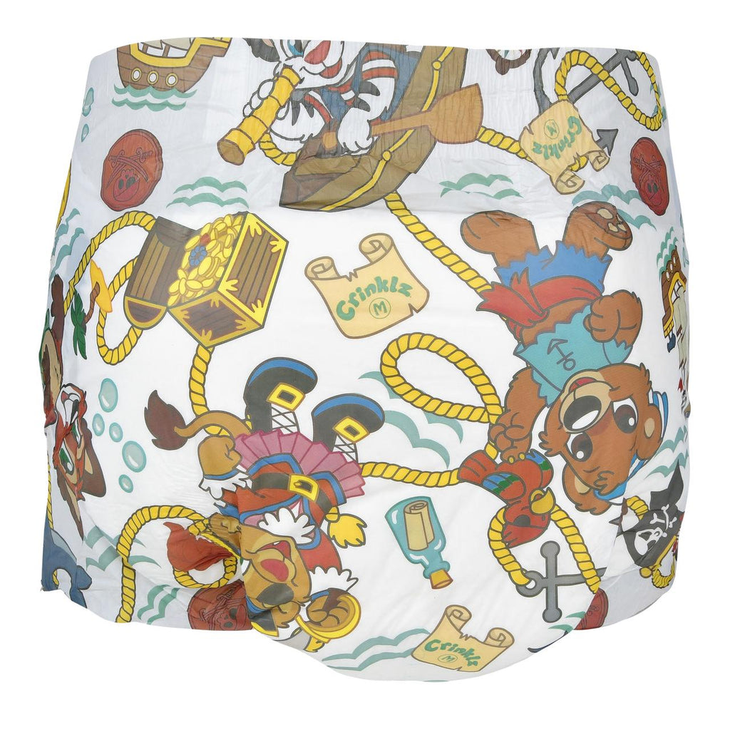 Crinklz Buccaneer Printed Adult Diapers - Shadow Threadz Crypt