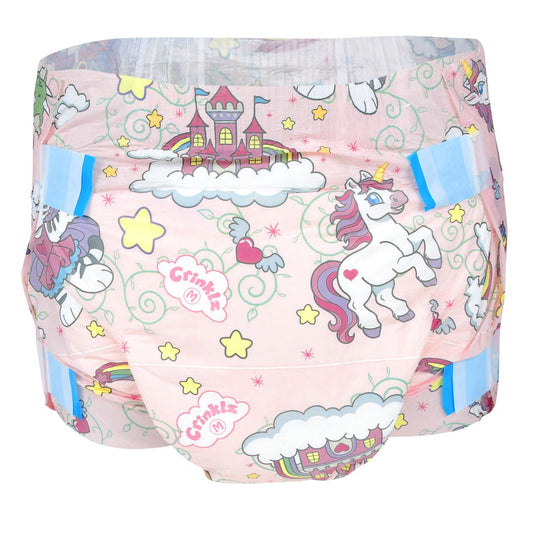 Crinklz Fairy Tale Printed Adult Diapers - Shadow Threadz Crypt