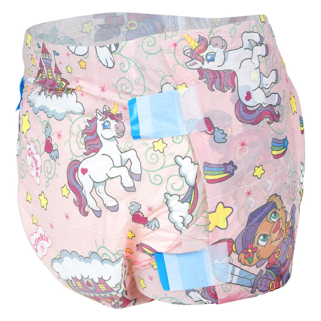 Crinklz Fairy Tale Printed Adult Diapers - Shadow Threadz Crypt