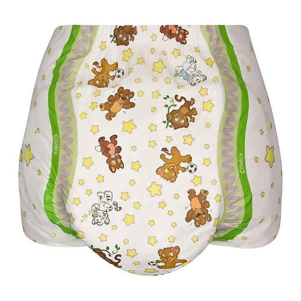Crinklz Original Printed Adult Diapers - Shadow Threadz Crypt