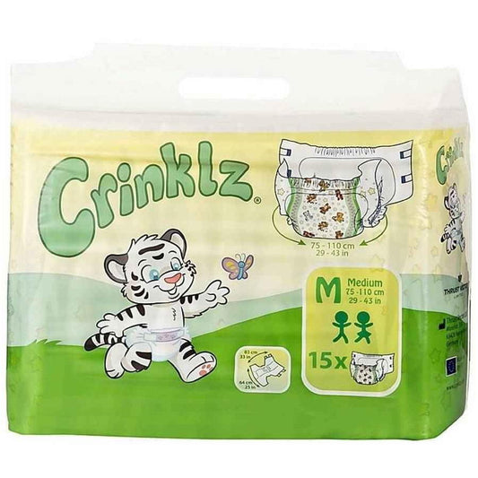 Crinklz Original Printed Adult Diapers - Shadow Threadz Crypt